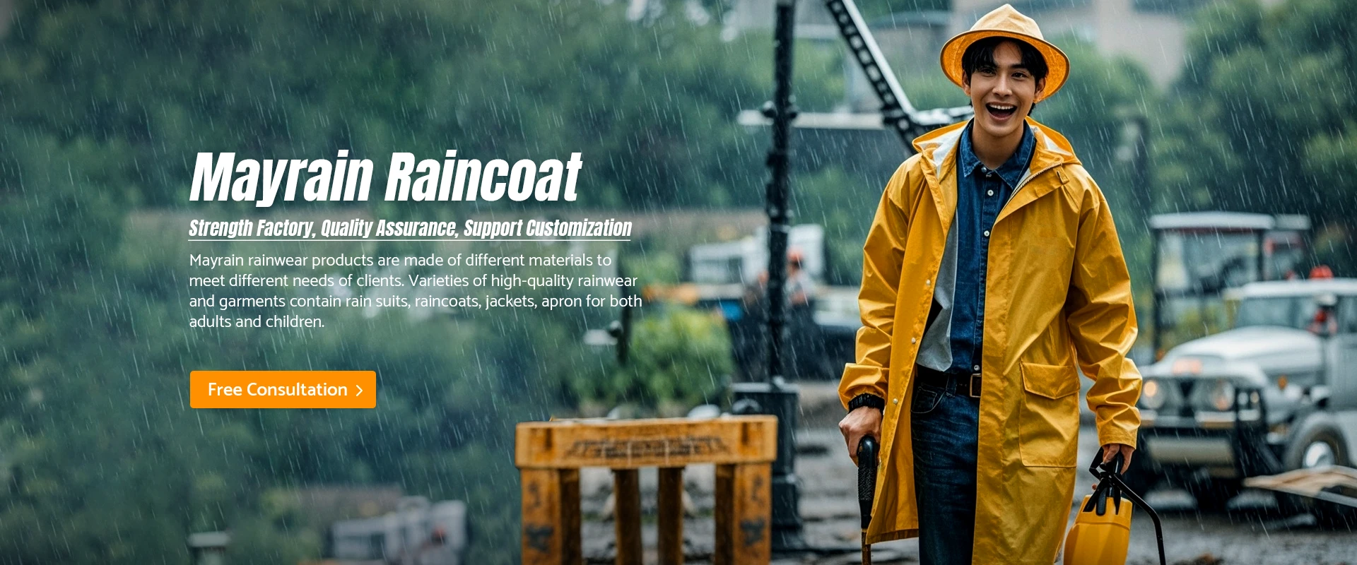 yellow raincoat 5t