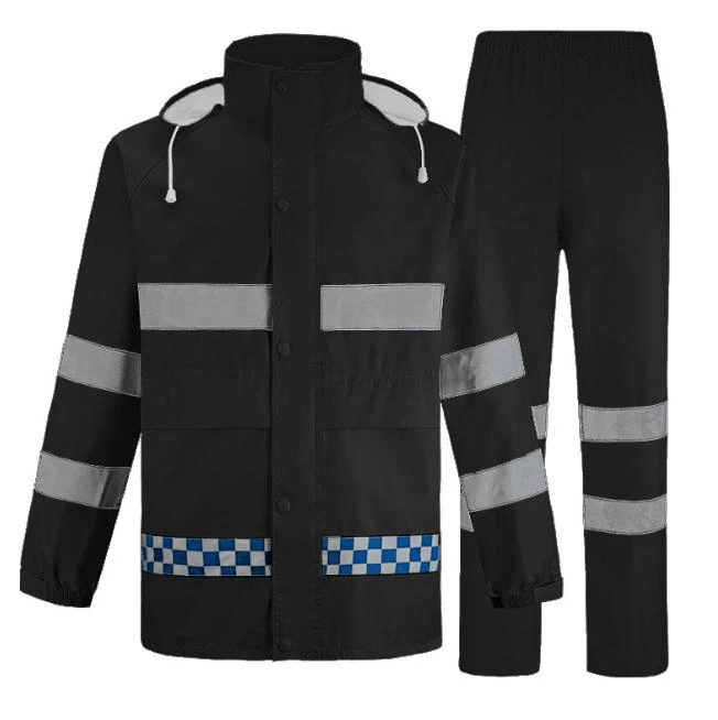 rain coat men with cap