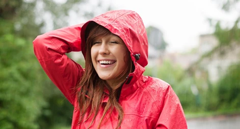 mens full length raincoat with hood