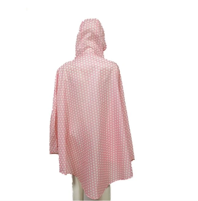pink raincoat
