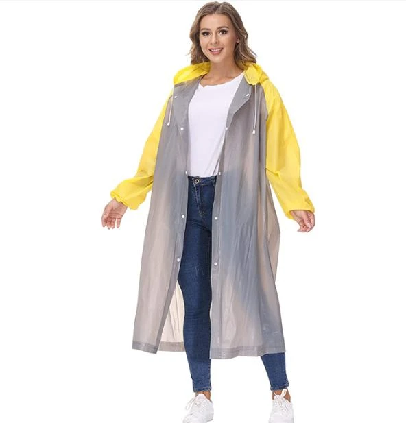 long black rain jacket