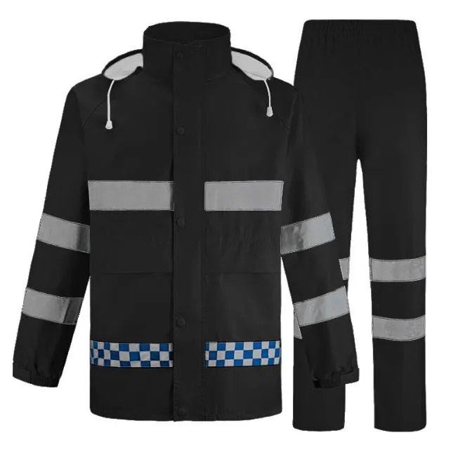 branded rain coat