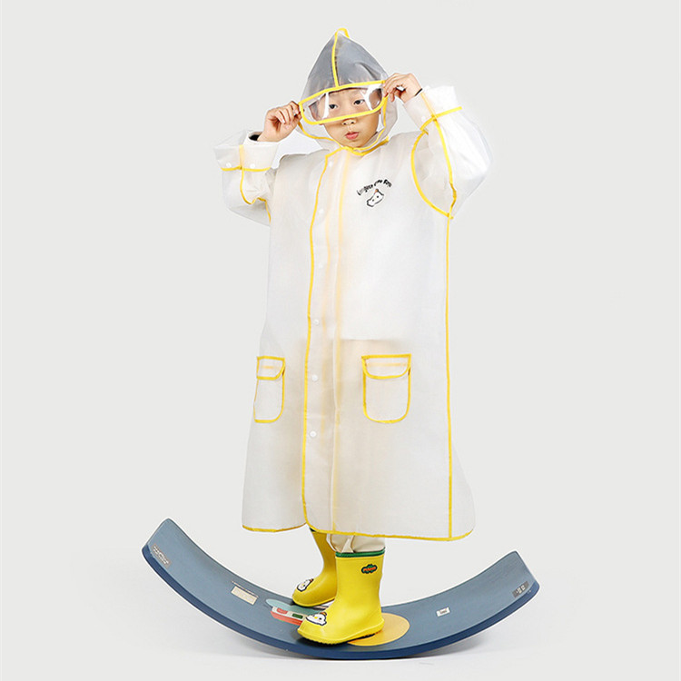 cartoon printing eva raincoat children rain coat waterproof windproof rainwear for kids