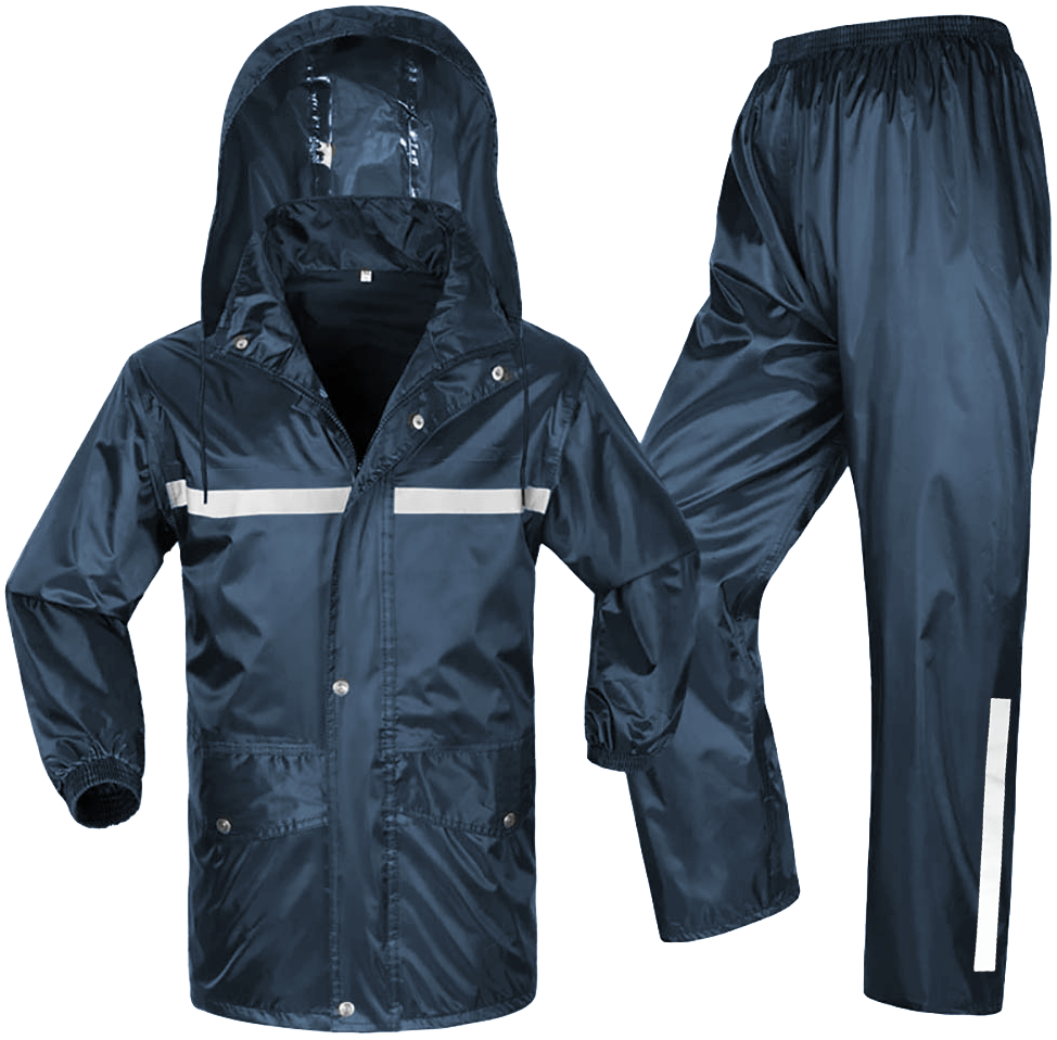 polyester rain suit high quality raincoat rainproof windproof rain coat for adult outdoor motorcycle