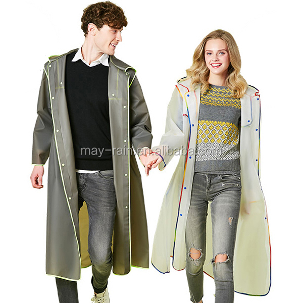 accepted customized design single piece women rain wear women’s waterproof raincoat large outdoor hooded rain