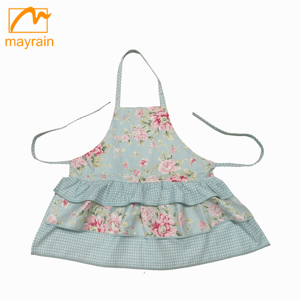 Children custom printing cute cotton art smock