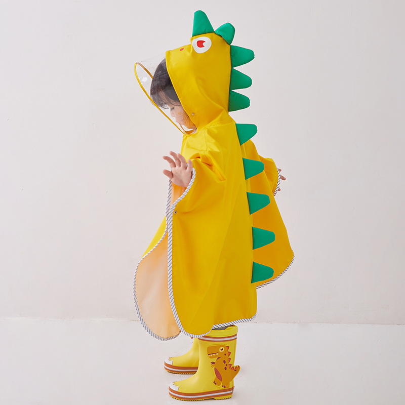 rain coat Poncho dinosaur raincoat for children boys girls kid cute school clothes for children rain poncho waterproof