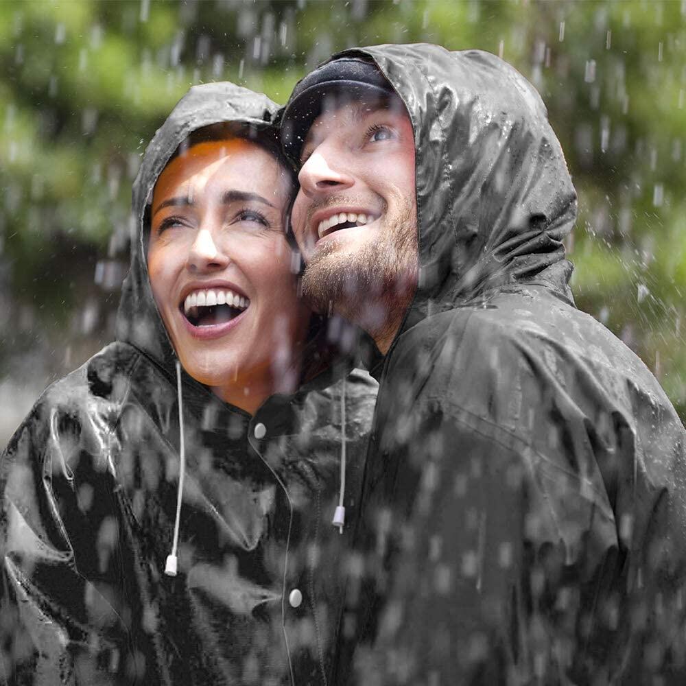 High quality rain coat poncho customized logo printed long reusable PLA PVC EVA PU PE waterproof raincoat for men women