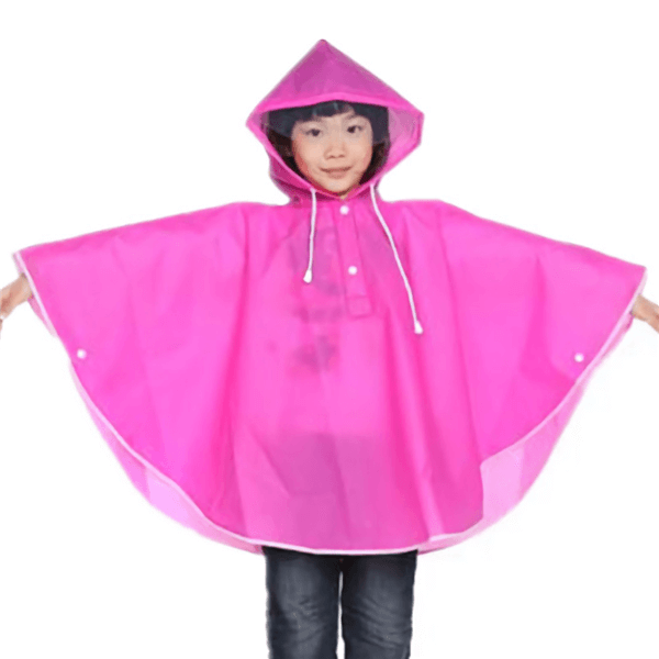 Kids style child PVC rain coats poncho