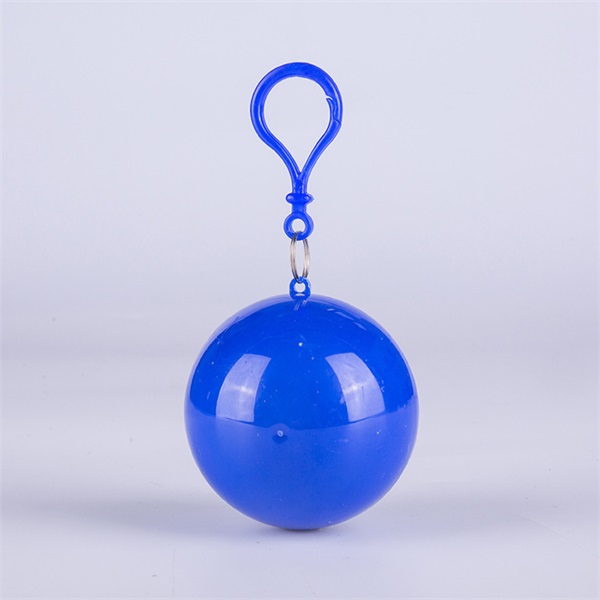 Custom Keychain Ball poncho Disposable Cheap PE Rain Poncho