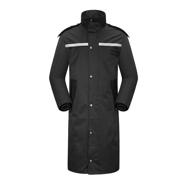 Long Men’s reflective rainwear raincoat