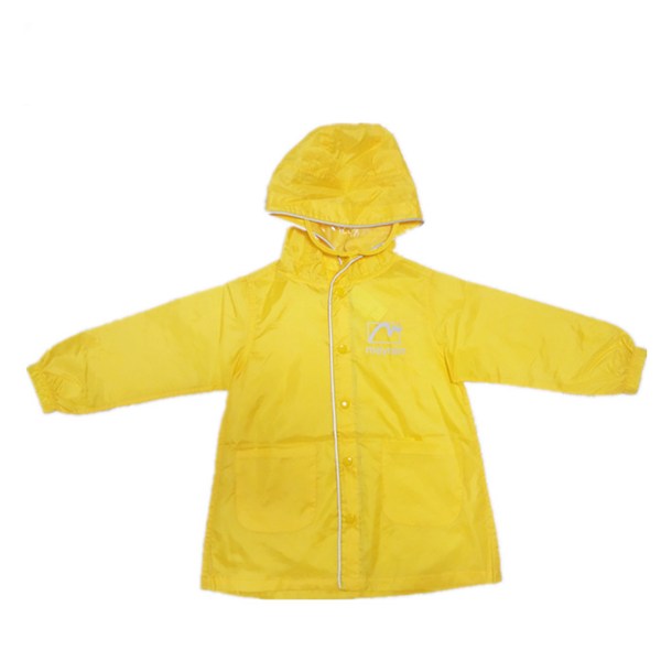 Waterproof kid’s rain jacket with reflector